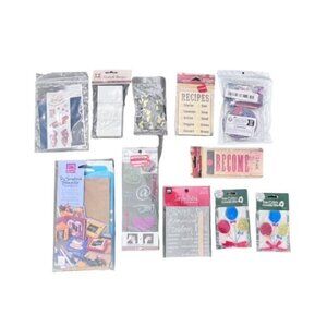 Craft Lot Stickers and‎ More Scrapbooking Card Making Embellishments NEW